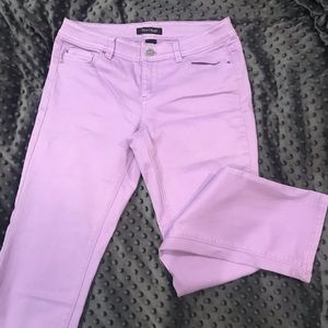 White House Black Market lilac ankle pants